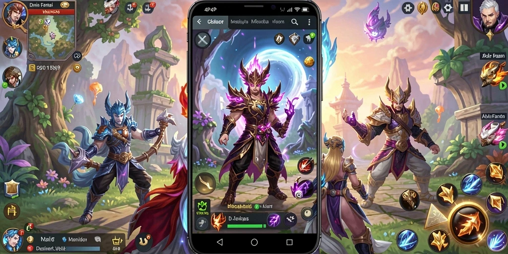 Gameplay seru di 4P4P dengan banyak petualangan menanti.