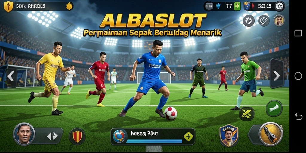 Tampilan gameplay ALBASLOT yang memukau dan seru