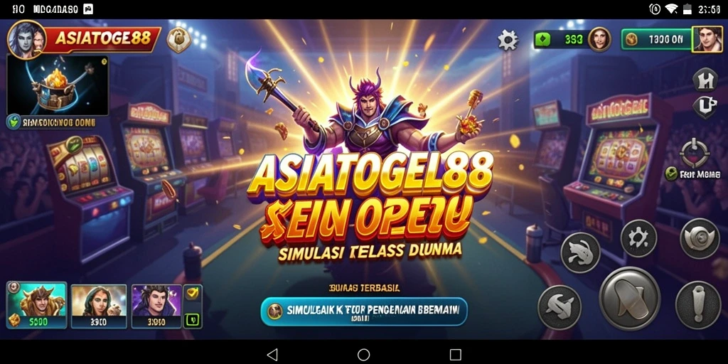 Tampilan gameplay ASIATOGEL88 yang realistis dan interaktif.