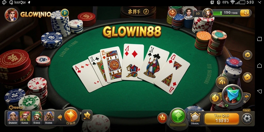 Tampilan gameplay seru dalam GLOWIN88 yang memikat.