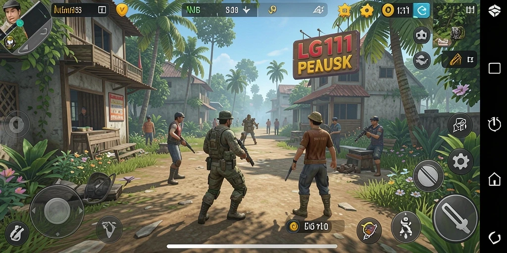 Screenshot menunjukkan gameplay LG111 yang mendalam dan interaktif.