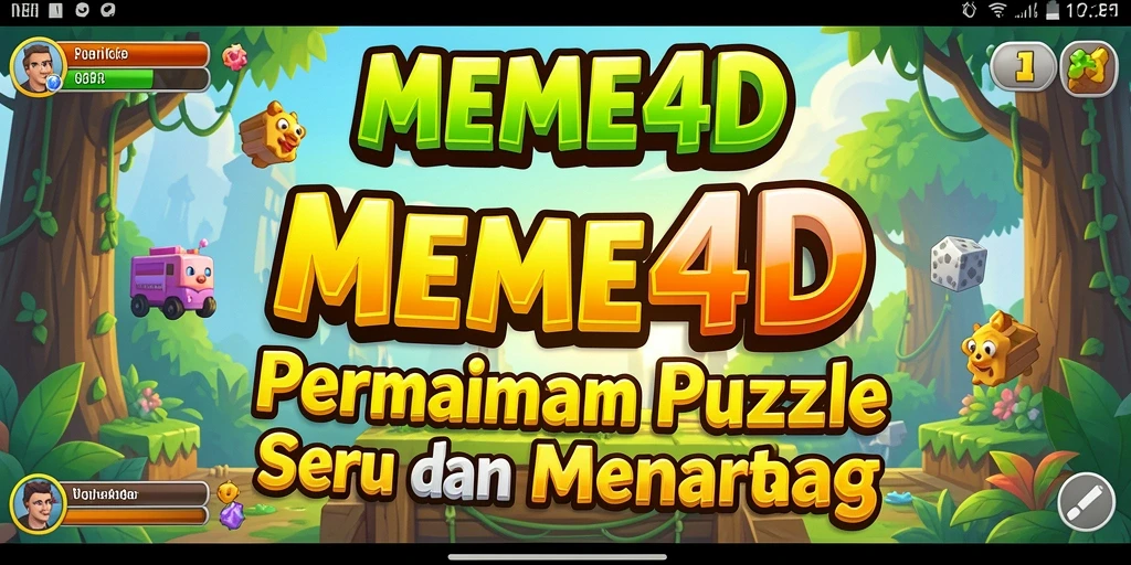 Tampilan gameplay <strong>MEME4D</strong> yang menantang dan interaktif.