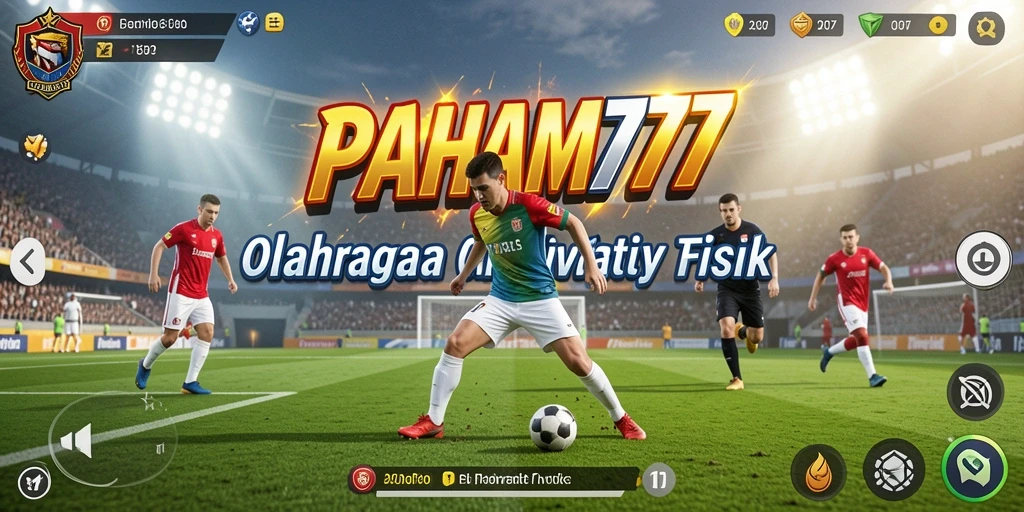 Screenshot PAHAM777 menampilkan aksi mendebarkan dalam olahraga.