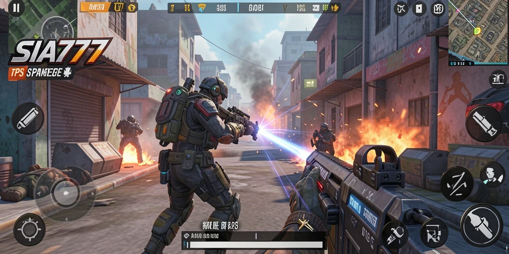 Gameplay SIA777 menampilkan aksi pertempuran yang seru dan strategis.