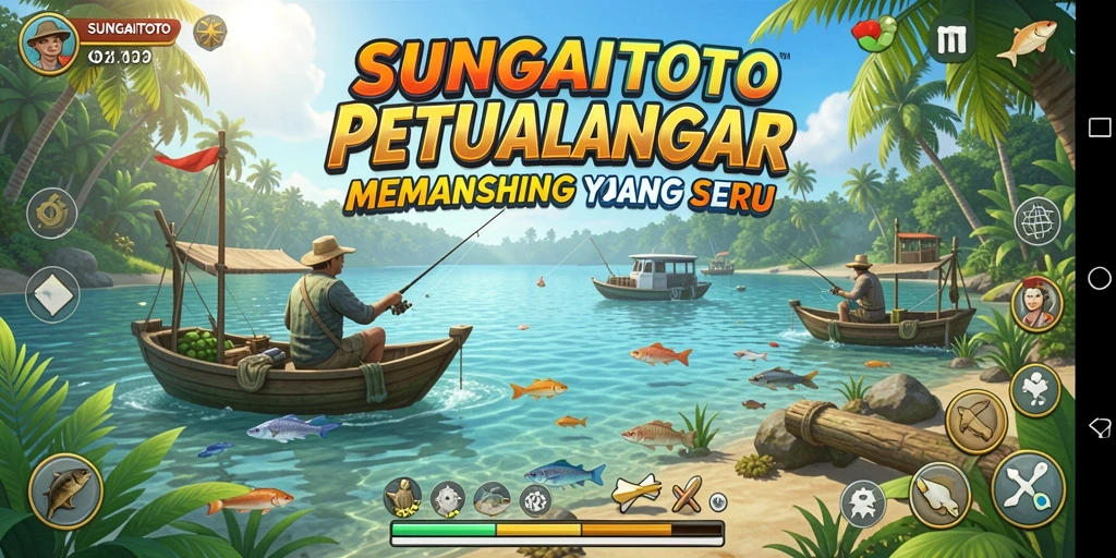 Tangkapan besar di SUNGAITOTO dengan latar belakang yang indah.