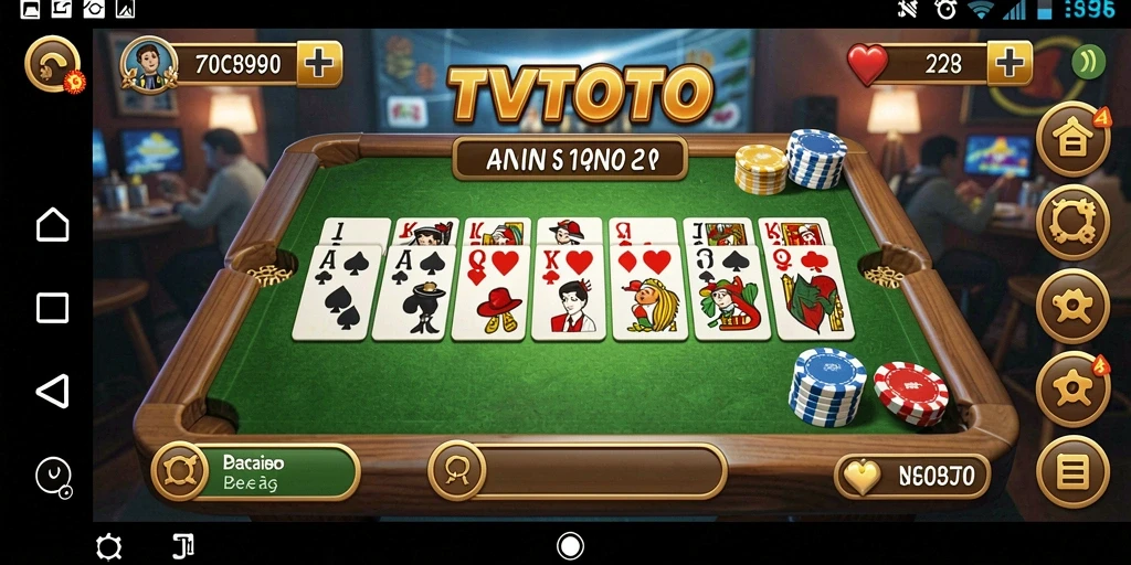 Tampilan gameplay seru di TVTOTO dengan grafis menarik.