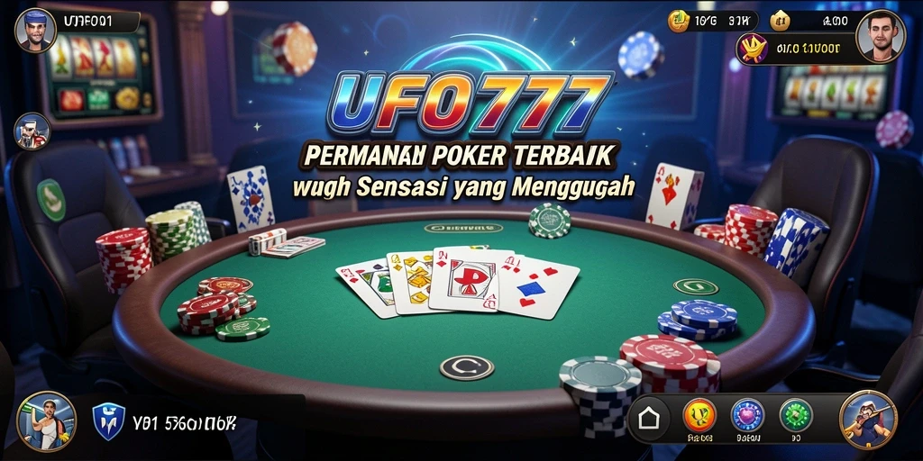 Gameplay poker menarik di UFO777 dengan grafis yang menawan.
