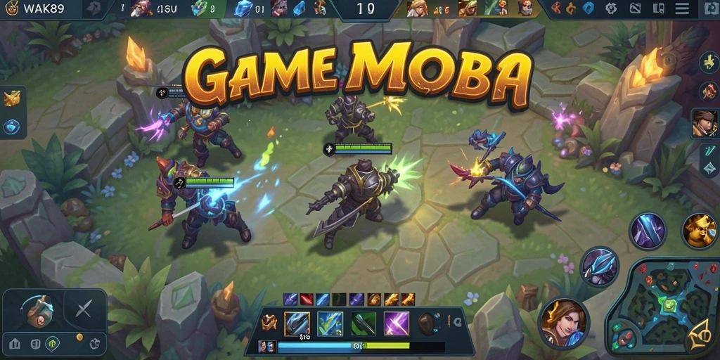 Tampilan gameplay seru dan kompetitif di WAK89.